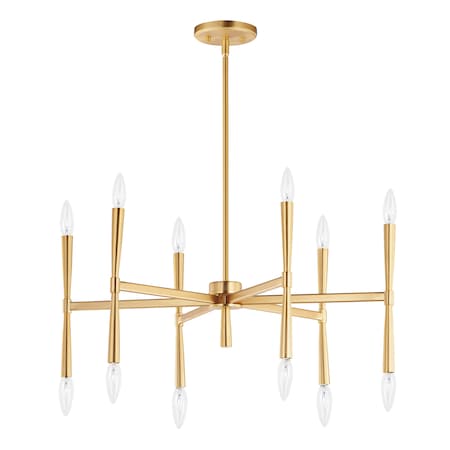 Maxim Lighting Rome 12-Light Chandelier 24626SBR